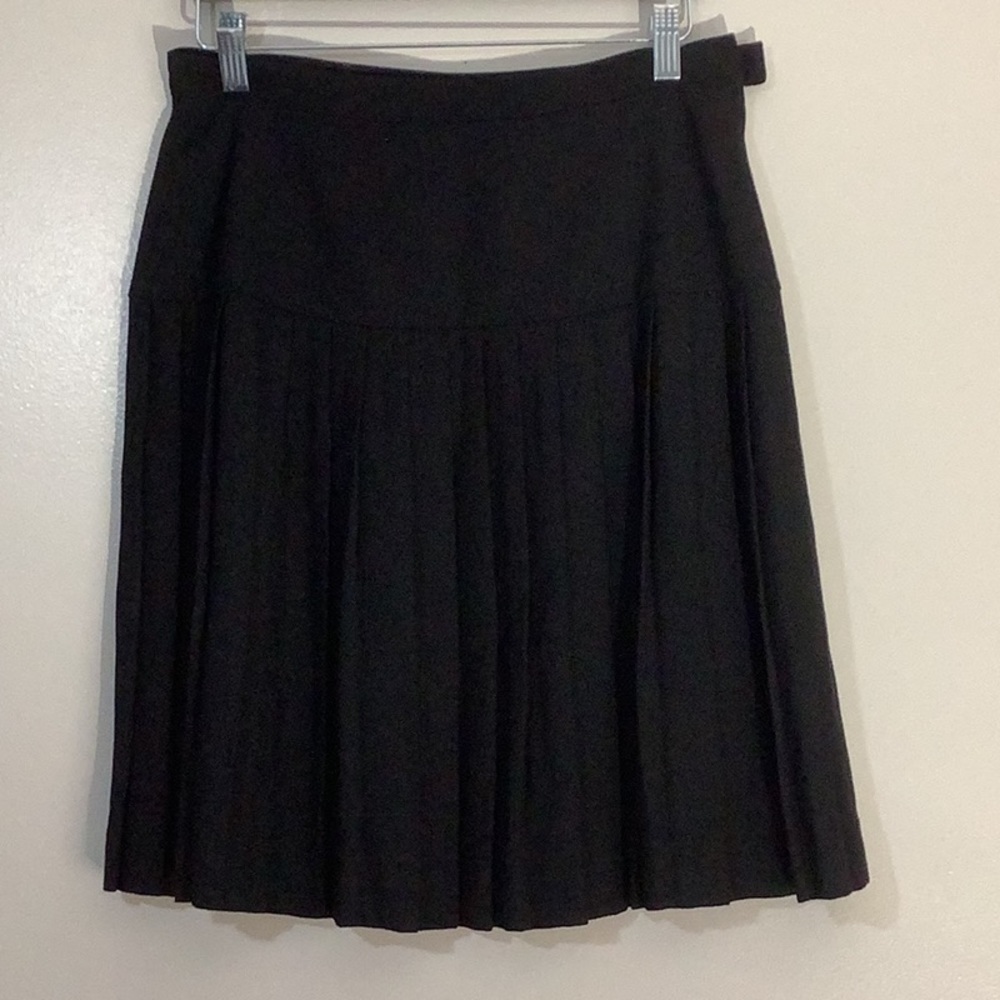 Black Pleaded Skirt
